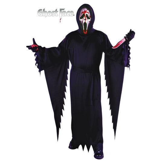 Adult Bleeding Ghost Face Costume