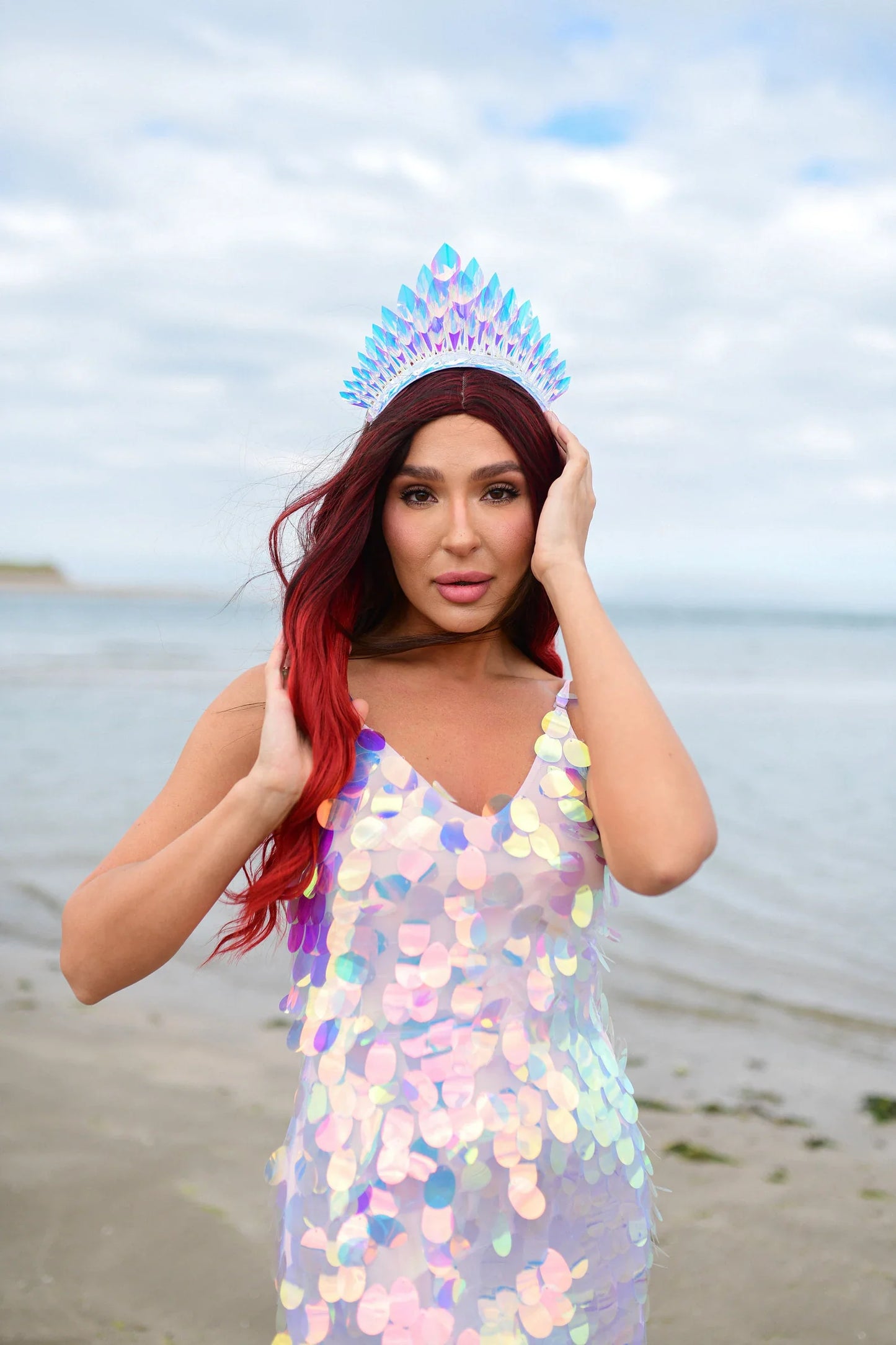 Sequin Mermaid Tail Dress for Adults - Perfect for Mermaid Parties, Under the Sea Event