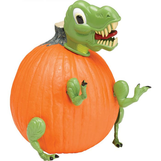 Halloween T-Rex Dinosaur Pumpkin Decorating Kit