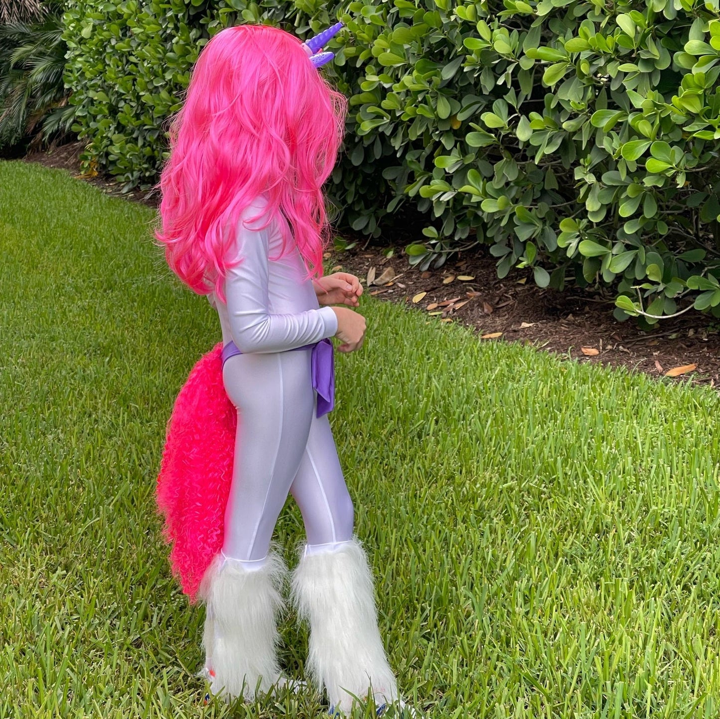 Kids Halloween Unicorn My Little Pony Bodysuit Pink Halloween Girl Costume