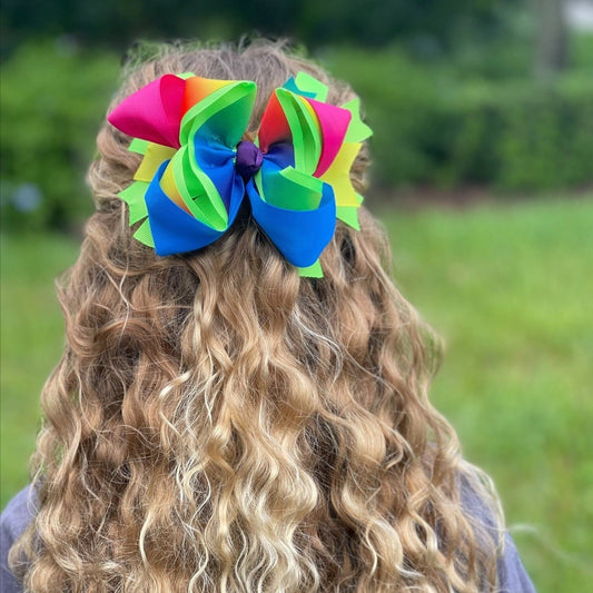 Rainbow Bow for Girl